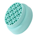 Makeup Tool Cleaner Bowl Makeup Brush Drying Mat Makeup Brush Cleaning Mat Cosmetic Cleaning Tool Makeup Brush Scrubber Cleaner Bowl for Makeup Tools Sponge Dryer Green